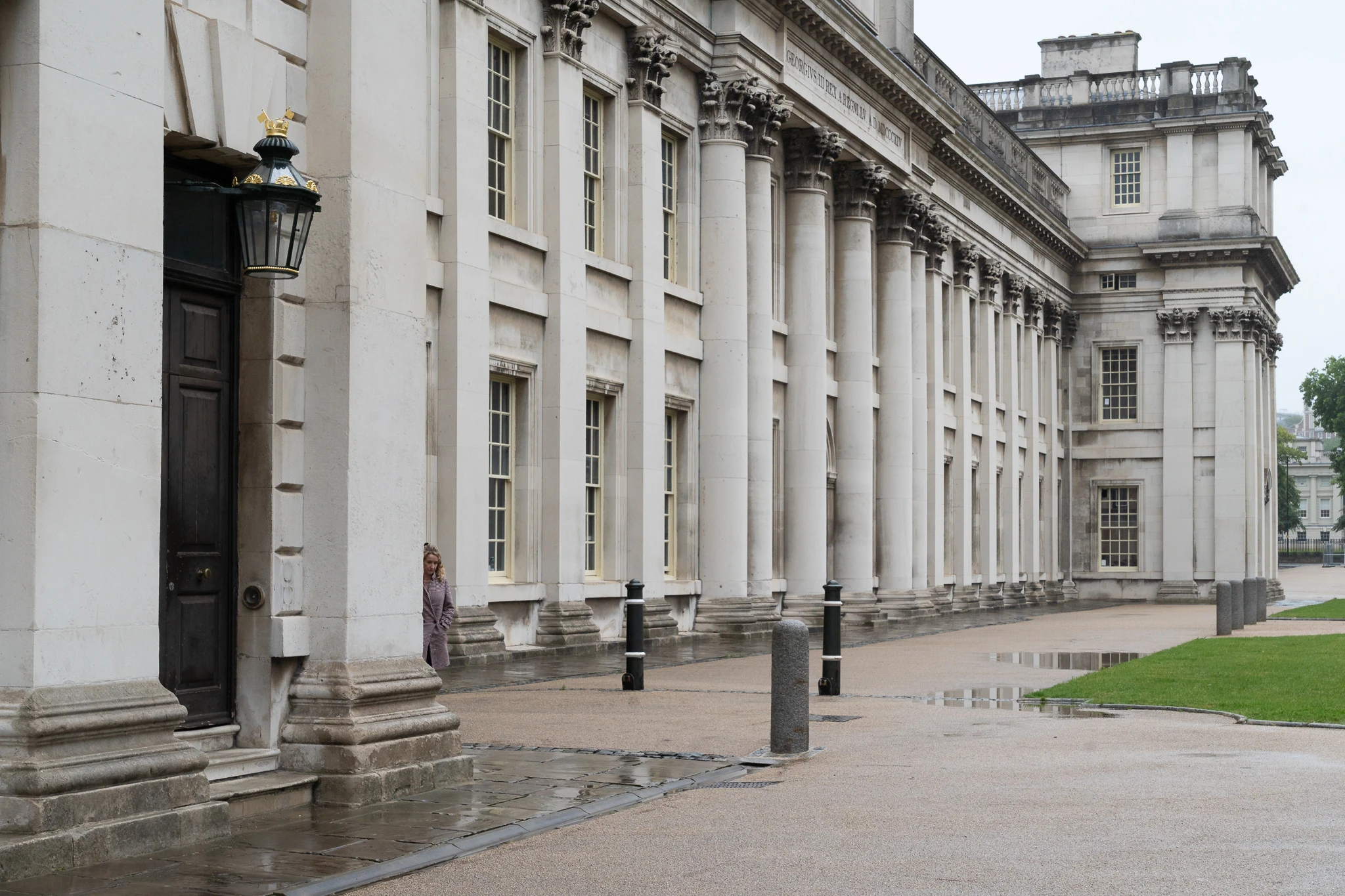 Kolumnada Old Royal Naval College w Greenwich
