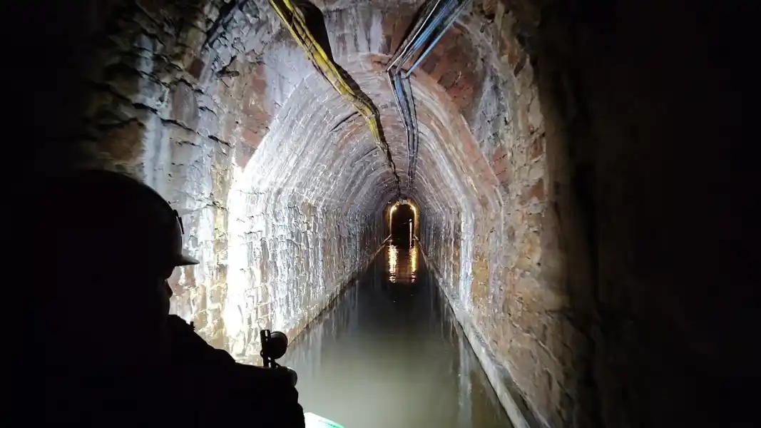 podziemny splyw lodzia sztolnia luiza zabrze
