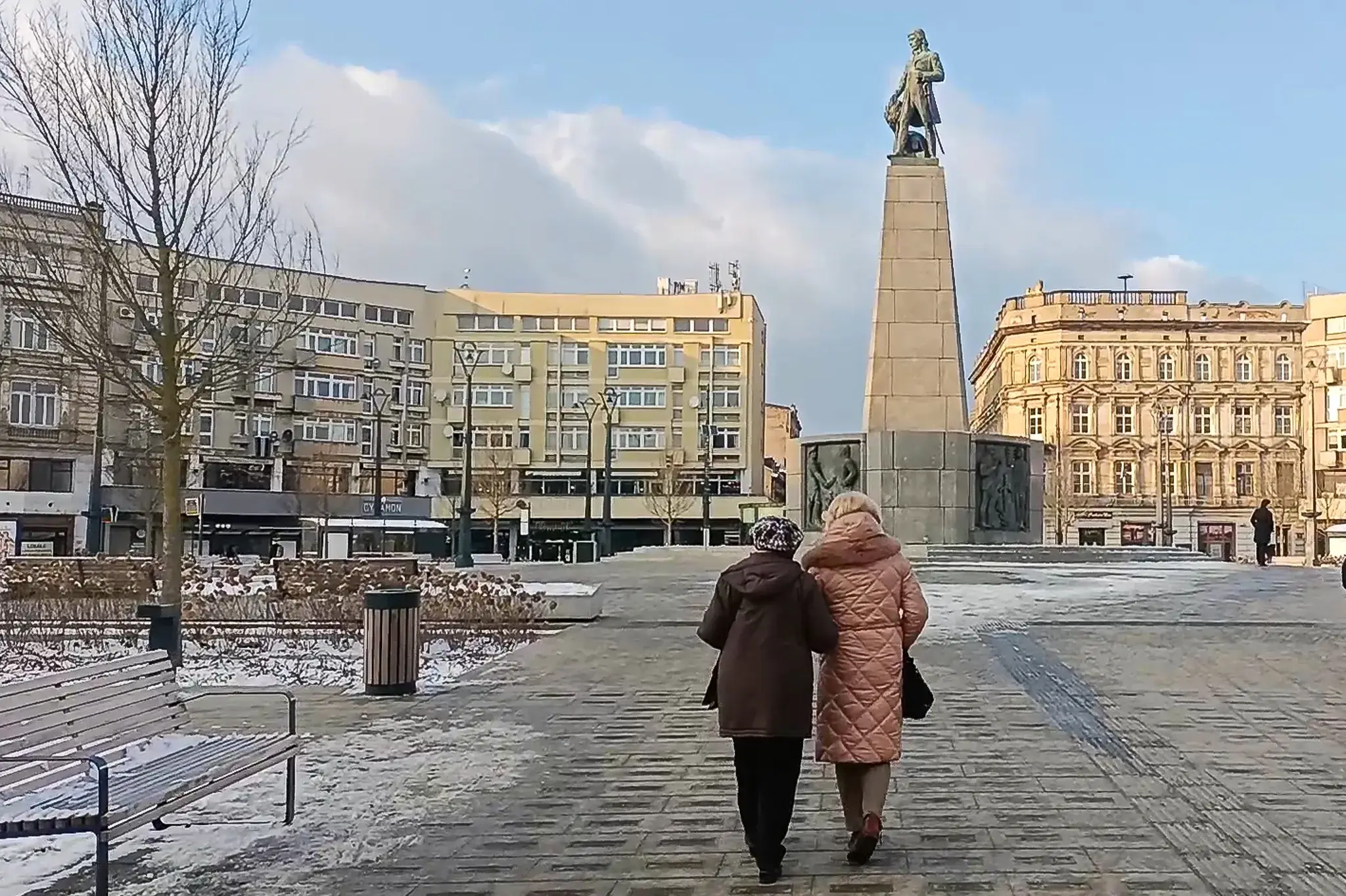 Plac wolności w Łodzi