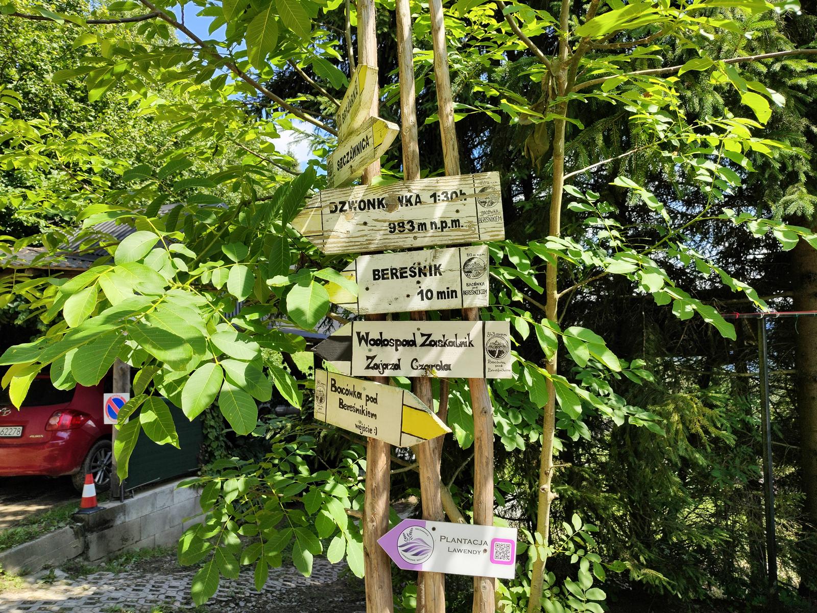 drogowskaz-szlak-bryjarka-szczawnica