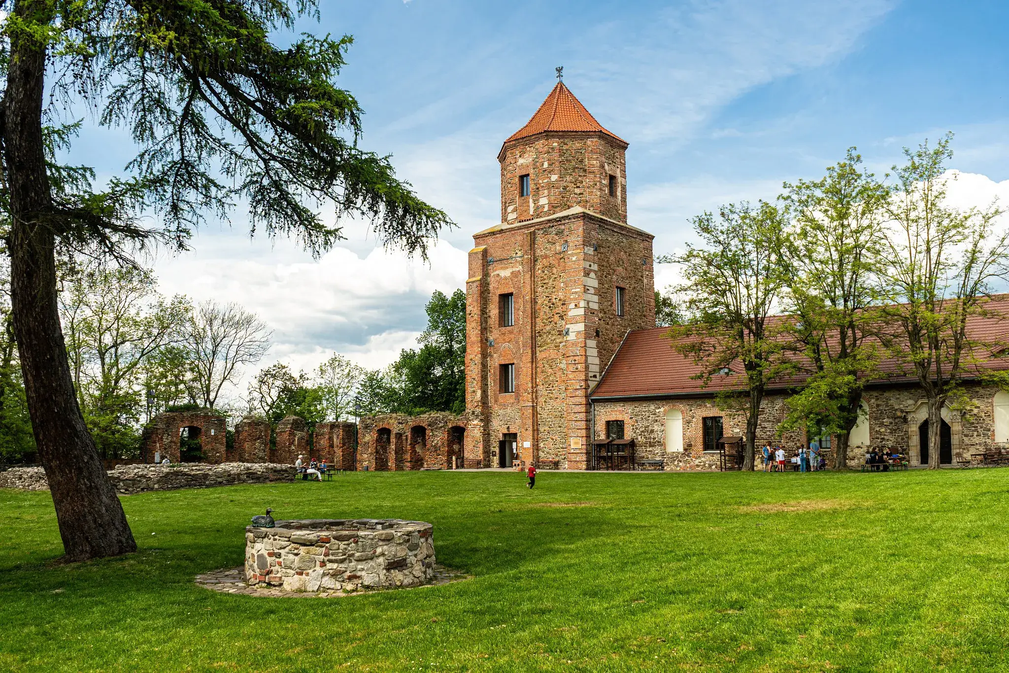 Ruiny zamku w Toszku