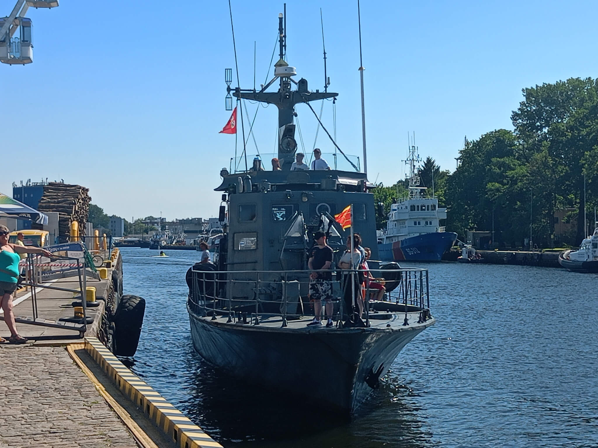 Kołobrzeg  rejs kutrem torpedowym