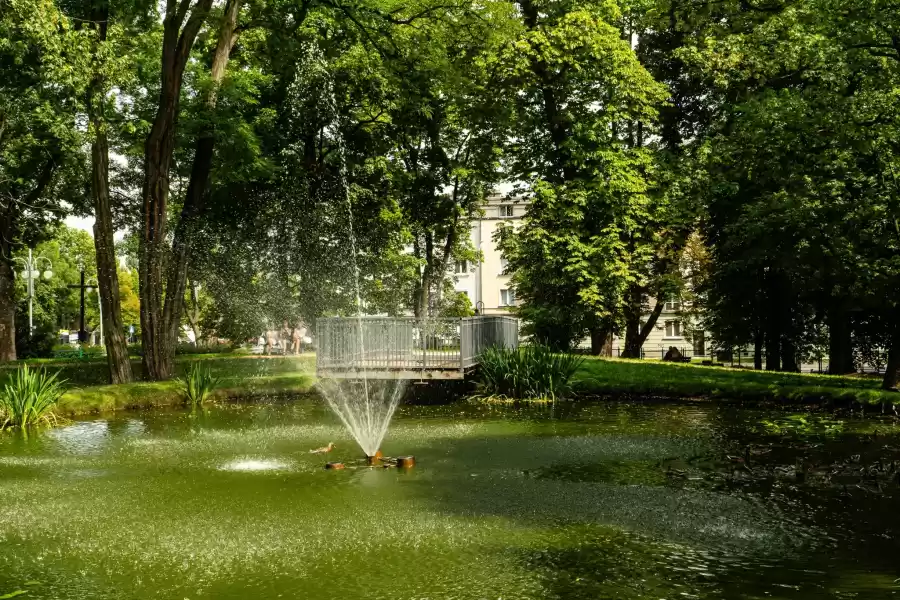 Fontanna w Park Staszica czestochowa 078